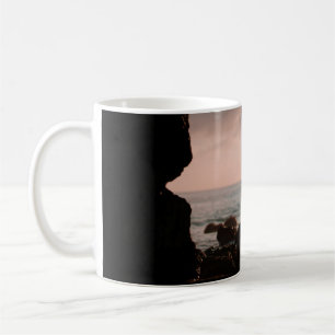 Mug Silhouette de l'homme dans la grotte