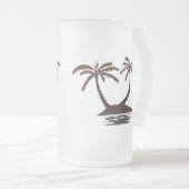 Mug - Silhouette de l'île tropicale (Devant droit)