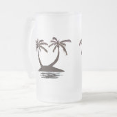 Mug - Silhouette de l'île tropicale (Devant gauche)