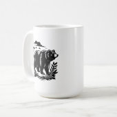 Mug Silhouette de l'ours (Devant gauche)