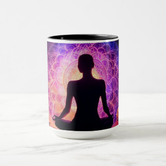 Mug Silhouette de Méditation