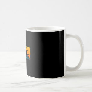 Mug Silhouette de montagne rétro