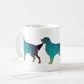 Mug Silhouette de Motif géométrique de l'outil d'extra (Devant gauche)