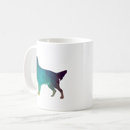 Mug Silhouette de Motif géométrique de l'outil d'extra (Devant gauche)