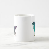 Mug Silhouette de Motif géométrique de l'outil d'extra (Centre)