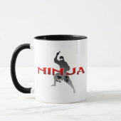 Mug Silhouette de Ninja (Gauche)