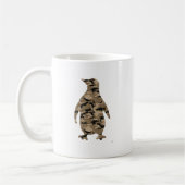 Mug Silhouette de pingouin de camouflage (Gauche)