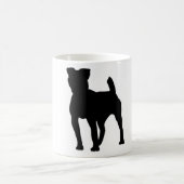 Mug Silhouette de Pitbull (Centre)