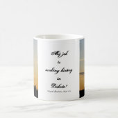 Mug Silhouette de plateforme de forage (Centre)