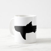 Mug Silhouette de requin (Devant gauche)