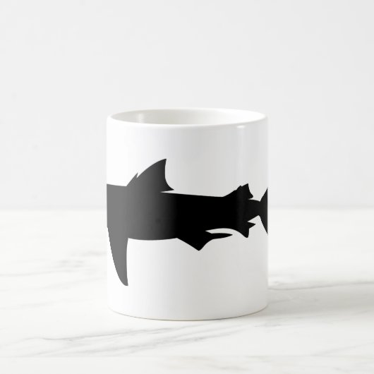 Mug Silhouette de requin (Centre)