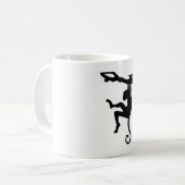 Mug Silhouette de singe (Devant gauche)