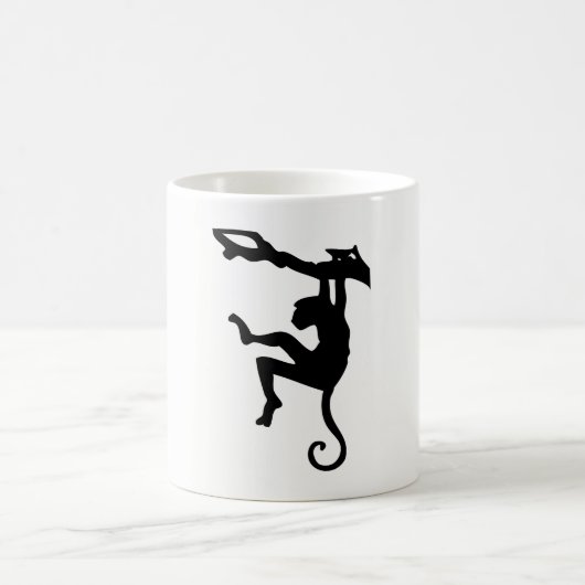 Mug Silhouette de singe (Centre)