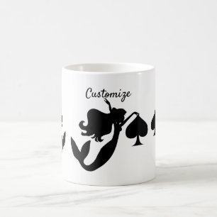 Mug Silhouette de sirène noire Thunder_Cove