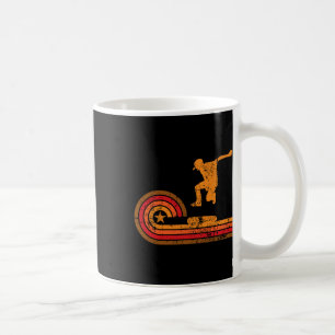 Mug Silhouette de skateboard des années 70 Skateboard