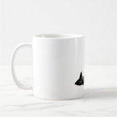 Mug Silhouette de truite sautante (Gauche)