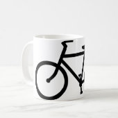 Mug silhouette de vélo (Devant gauche)
