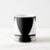 Mug silhouette de voilier (Centre)