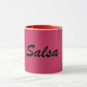 Mug Silhouette des danseurs de Salsa (Centre)