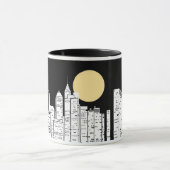 Mug Silhouette d'horizon de New York (Centre)