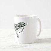 Mug Silhouette d'oiseau (Devant droit)