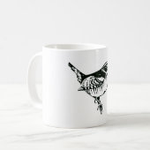 Mug Silhouette d'oiseau (Devant gauche)