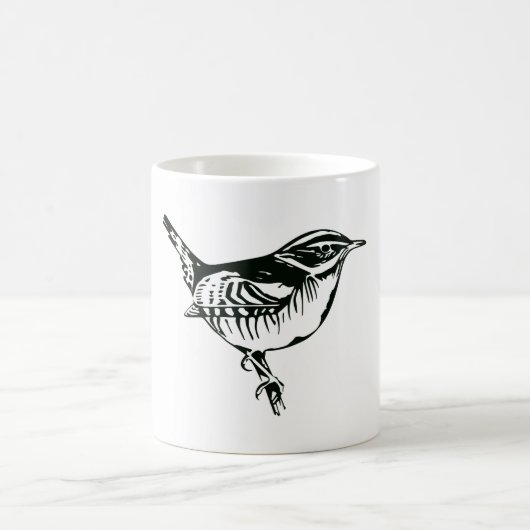 Mug Silhouette d'oiseau (Centre)