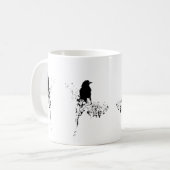 Mug Silhouette d'oiseau (Devant gauche)