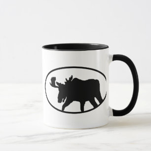 Mug Silhouette d'orignaux