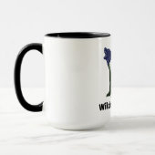 Mug Silhouette d'ours sauvage | Forêt rustique (Gauche)