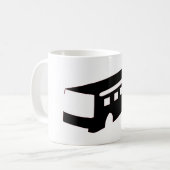 Mug Silhouette du bus (Devant gauche)