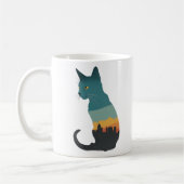 Mug silhouette du chat déclinée (Gauche)