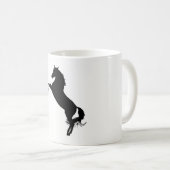 Mug Silhouette du cheval arabe (Devant droit)