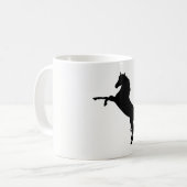 Mug Silhouette du cheval arabe (Devant gauche)