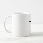 Mug Silhouette du cheval arabe (Gauche)