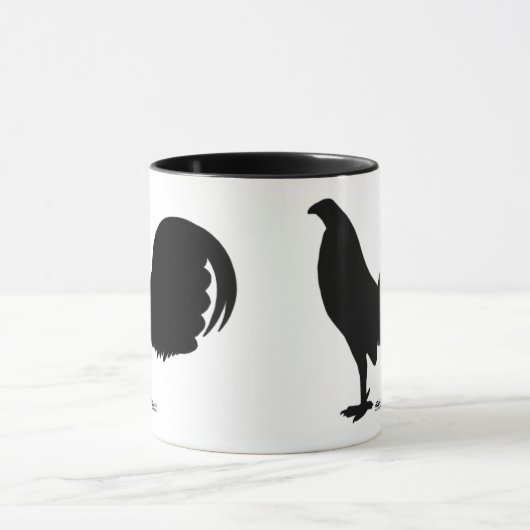 Mug Silhouette du coq Gamecock (Centre)