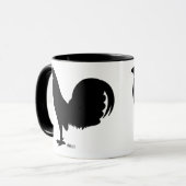 Mug Silhouette du coq Gamecock (Devant gauche)