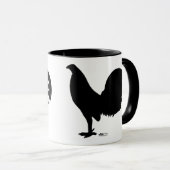 Mug Silhouette du coq Gamecock (Devant droit)