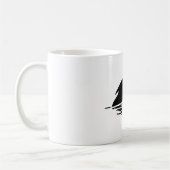 Mug Silhouette du cygne noir (Gauche)