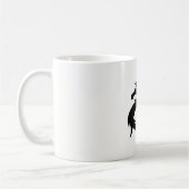 Mug Silhouette du dragon tribal (Gauche)