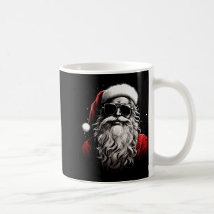 Mug Silhouette du Père Noël Noël Lunettes de soleil Ca