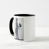 Mug Silhouette d'un homme (Devant gauche)