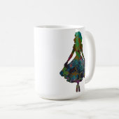 Mug Silhouette d'une dame (Devant droit)