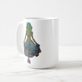 Mug Silhouette d'une dame (Devant gauche)
