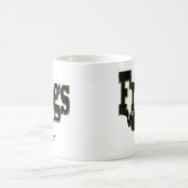 Mug Silhouette d'une Escalade de grenouille dans le mo (Centre)