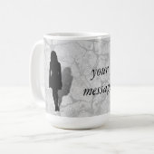 Mug Silhouette d'une femme (Devant gauche)