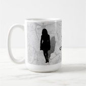 Mug Silhouette d'une femme (Gauche)