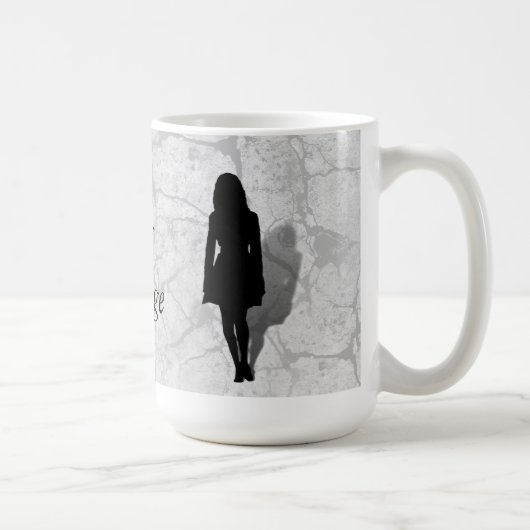 Mug Silhouette d'une femme (Droite)