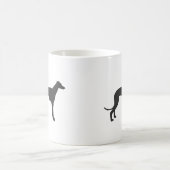 Mug Silhouette grecque italienne en noir (Centre)