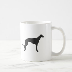 Mug Silhouette grecque italienne en noir